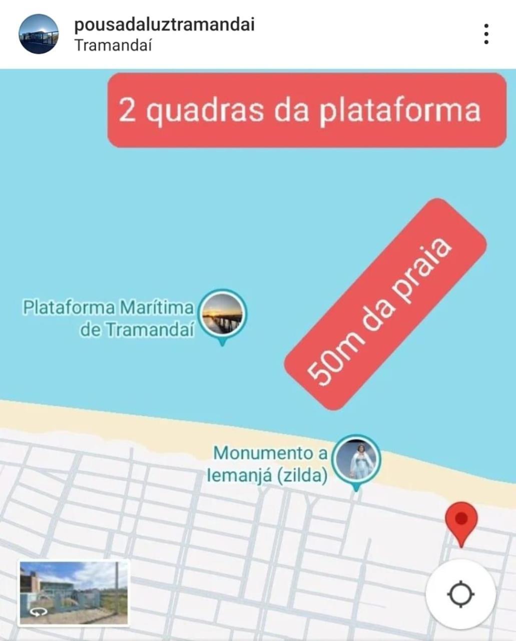 Pousada Luz Beira Mar トラマンダイ エクステリア 写真
